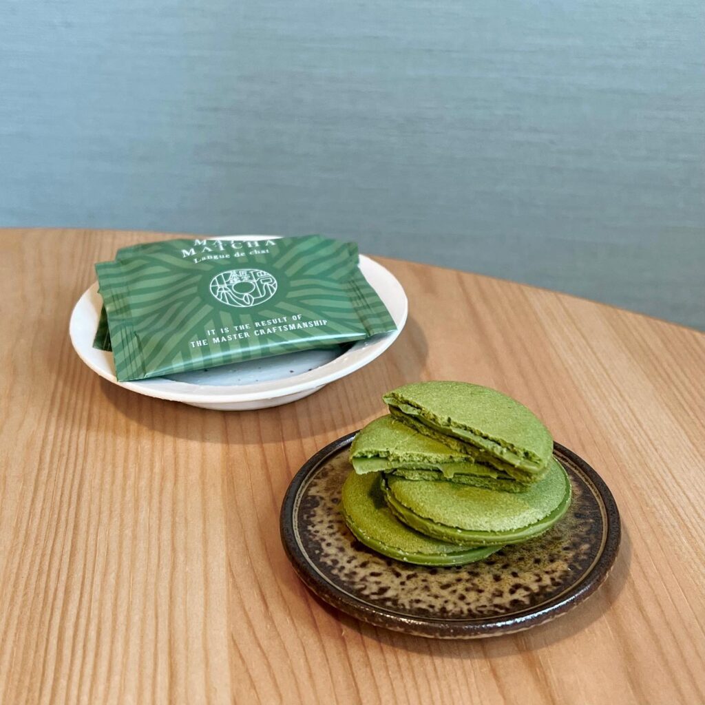 Cha-no-wa matcha sandwich cookies
